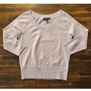 Banana Republic Women’s Medium Sweater Merino Wool Knit Wide Neck Pullover